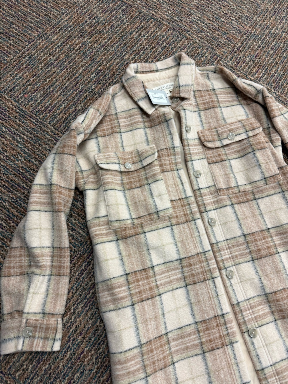 Saltwater Luxe Nolin Plaid Jacket NWT - Picture 11 of 14